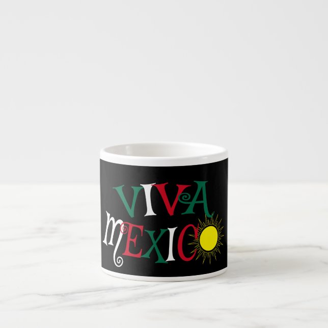 Viva Mexico Espressotasse (Vorderseite)