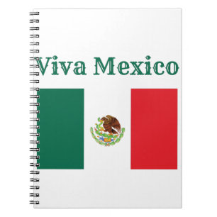 Viva Mexico Flag Notizblock