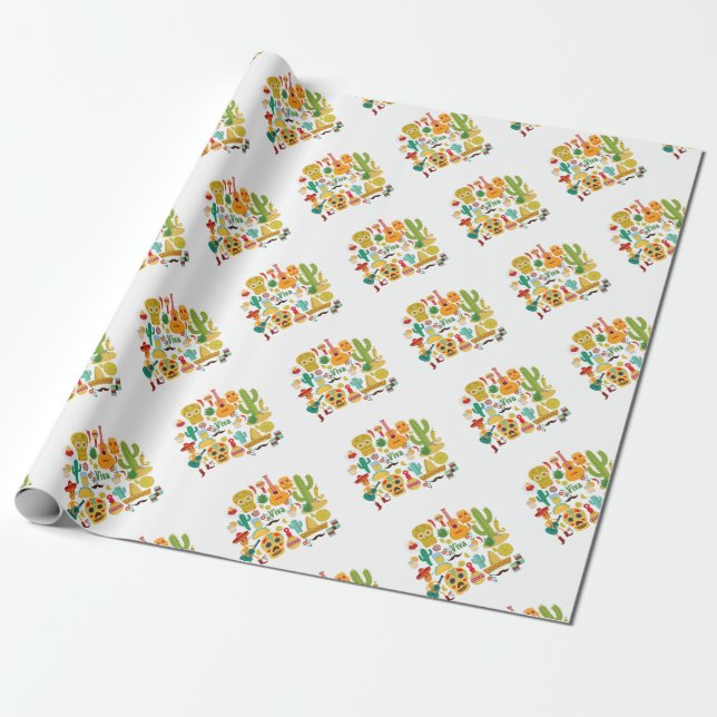 Viva mexico geschenkpapier (Ungerollt)