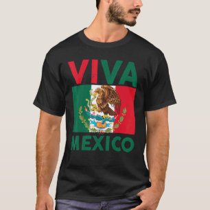 Viva Mexico Hispanic mexikanische Flagge Prix Frau T-Shirt