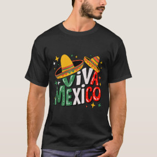 Viva Mexico Kleinkinder Mädchen Jungen mexikanisch T-Shirt