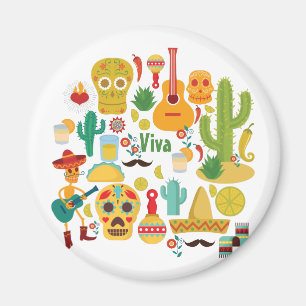 Viva mexico magnet