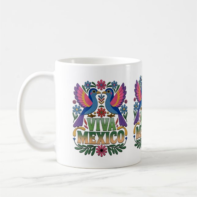 ¡Viva México! Mexican Pride Coffee Mug Kaffeetasse (Links)