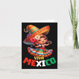 Viva Mexico Mexikanischer Unabhängigkeitstag Mexik Karte