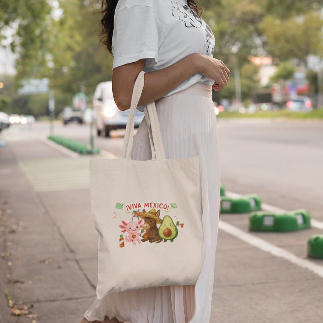 ¡Viva México! Niedliche Kultur Tragetasche (Von Creator hochgeladen)