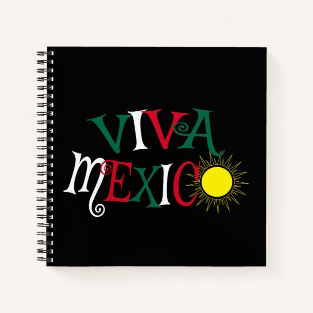 Viva Mexico Notizbuch (Vorderseite)