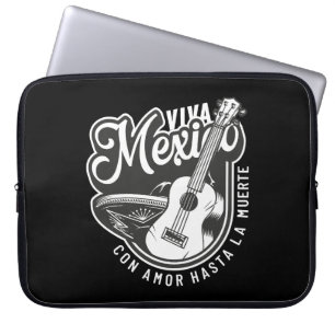 Viva Mexico Party mit meiner Gitarre Laptopschutzhülle