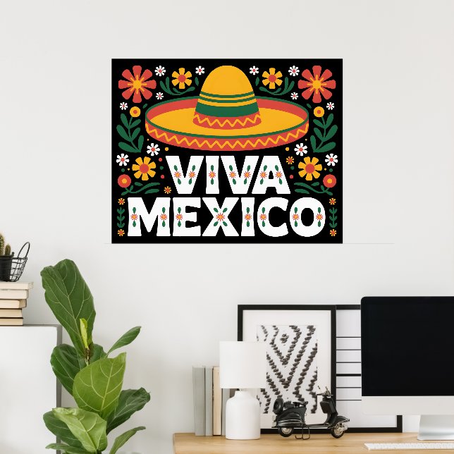 Viva Mexico Poster (Heimbüro)