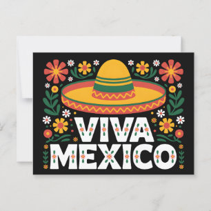 Viva Mexico Postkarte