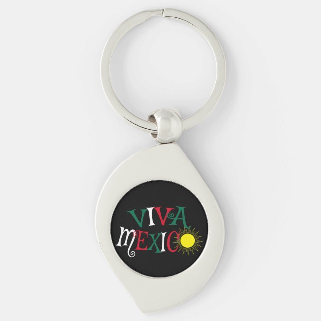 Viva Mexico Schlüsselanhänger (Vorderseite)