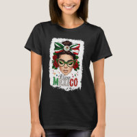 Viva Mexico-Shirt Frauen Mexikanische Flagge Unabh
