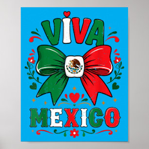 Viva Mexico-Shirt Kleinkind Mädchen Mexikanische F Poster