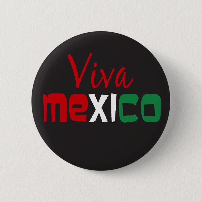 Viva Mexiko Button (Vorderseite)