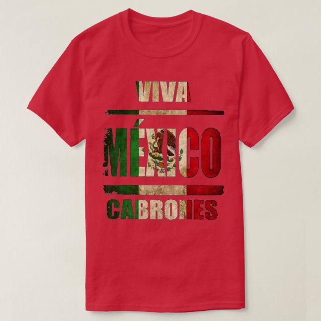 VIva Mexiko Cabrones und Weihnachtsmexico T-Shirt (Design vorne)