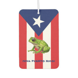 VIVA PUERTO RICO Coqui Customizable Air Fresher Autolufterfrischer