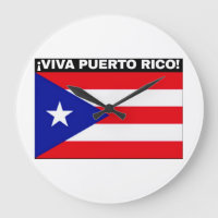 VIVA PUERTO RICO FLAGGEMÄLDE WEISSE SCHRIFT