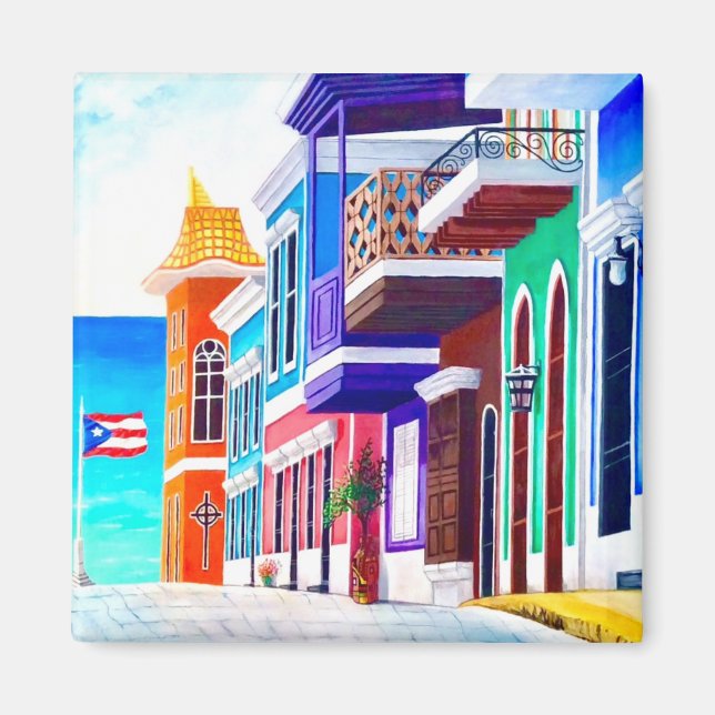 ¡Viva Puerto Rico! Magnet (Vorne)