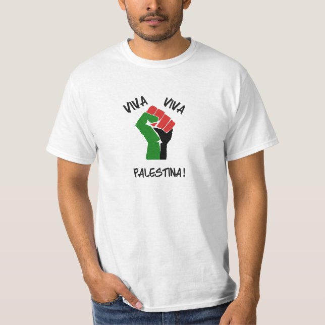 Viva Viva Palestina das T-Shirt Männer (Vorderseite)