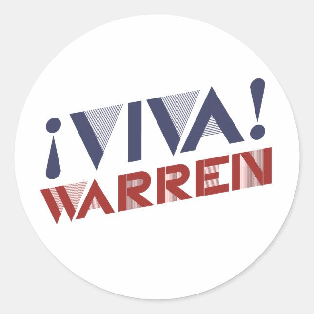 VIVA WARREN - 2016.png Runder Aufkleber (Vorderseite)