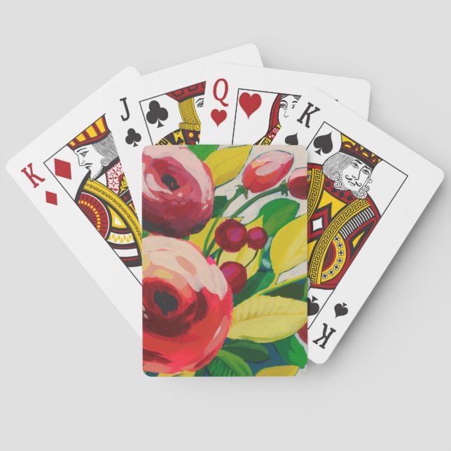 Vivacious Blooms Spielkarten (Rückseite)