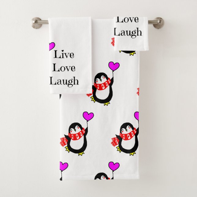 Vivant, amour, riez le pingouin heureux (En situation)