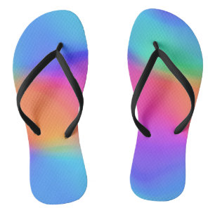 Vivants tongs holographiques