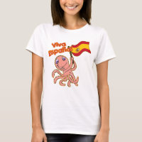 Vivats Espana avec le T-shirt du football de