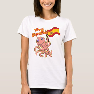 Vivats Espana avec le T-shirt du football de