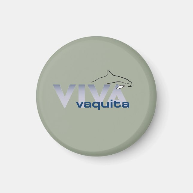 ¡VivaVaquita Button! Magnet (Vorne)