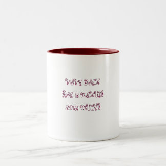 VIVE BIENRIE A MENUDO AMA MUCHO ZWEIFARBIGE TASSE