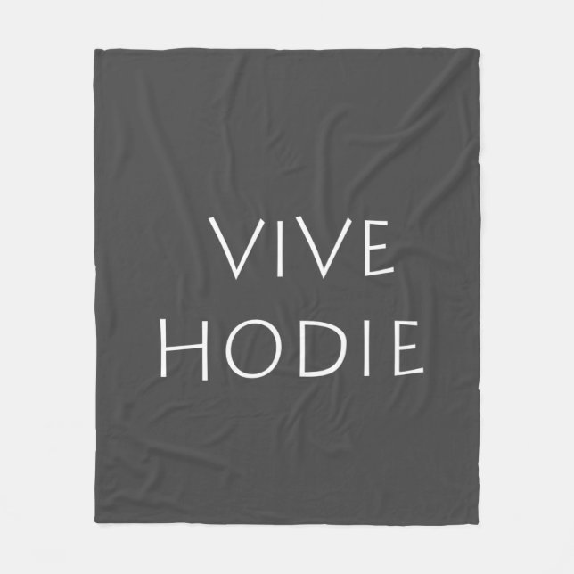 Vive hodie fleecedecke (Vorderseite)