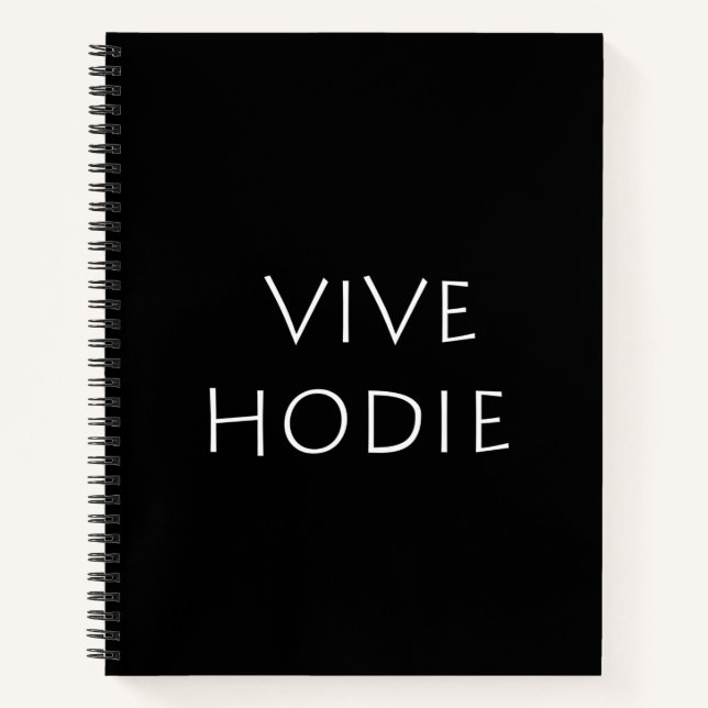 Vive hodie notizbuch (Vorderseite)