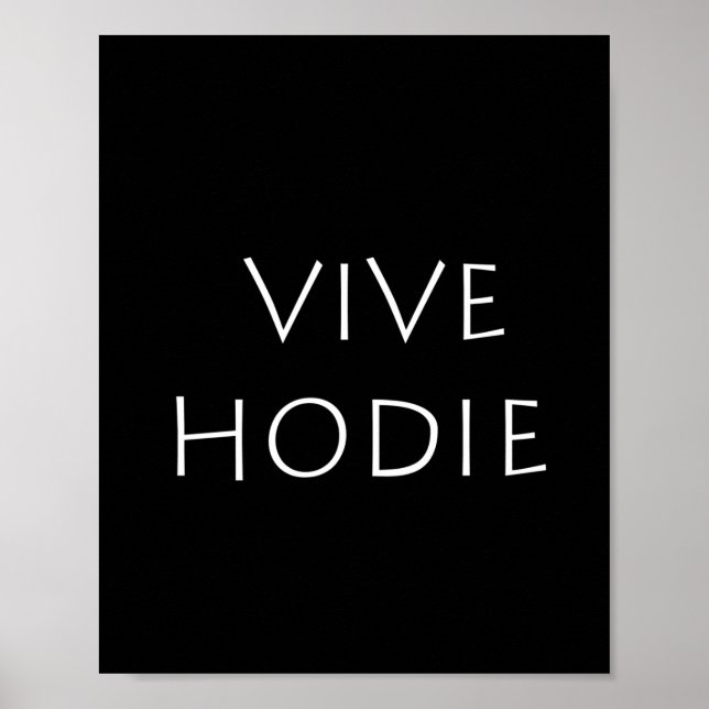 Vive hodie poster (Vorne)