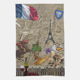 Vive la France KücheHandtuch Geschirrtuch