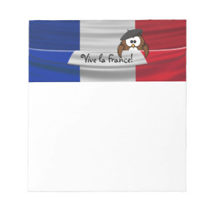 Vive la France! Notizblock