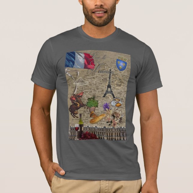 Vive la France! T-Shirt (Vorderseite)