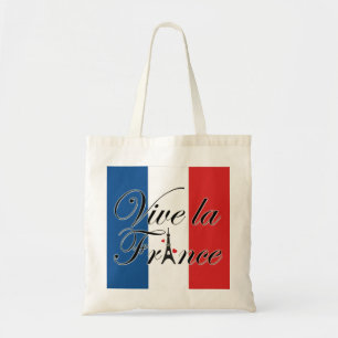Vive la France Typografie Tragetasche