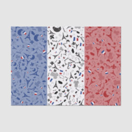Vive La Frankreich Seidenpapier