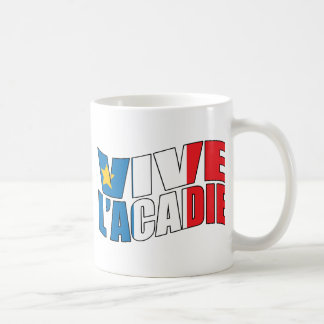 Vive l'acadie kaffeetasse