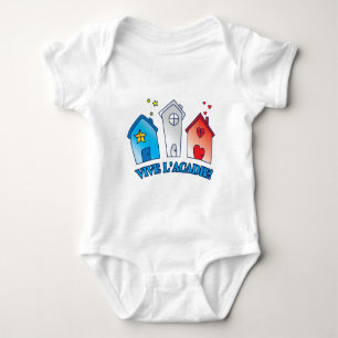 Vive L'acadie "Maison " Baby Strampler