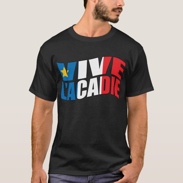 Vive l'acadie T-Shirt (Vorderseite)