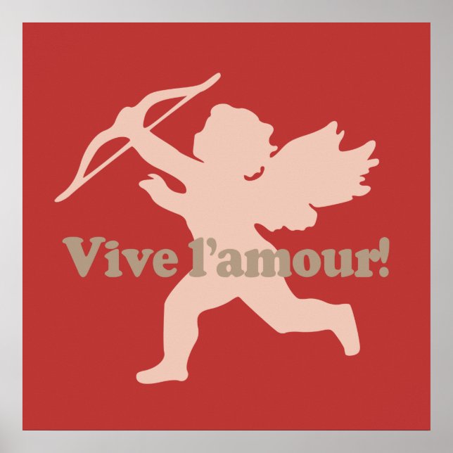 Vive L'amour Cupid Poster (Vorne)