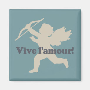 Vive L'amour magnets cupides