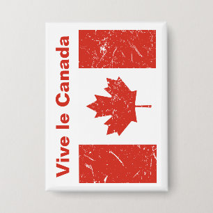 Vive le Canada Button