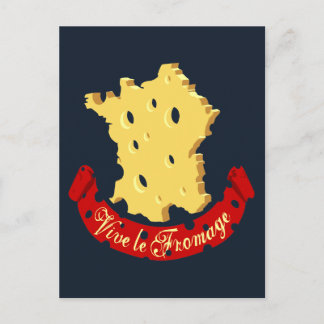 Vive le Fromage Postkarte