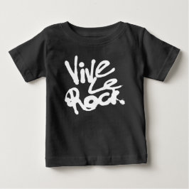 VIVE LE ROCK - Vintager 70er-80er-Punkfelsenslogan Baby T-shirt