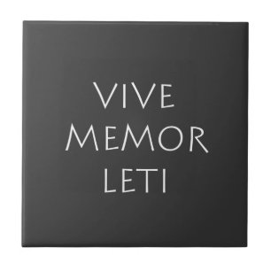 Vive memor leti fliese