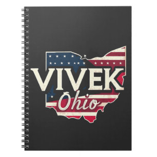 Vivek Ohio 2026 Gouverneur Republikanischer Amerik Notizblock