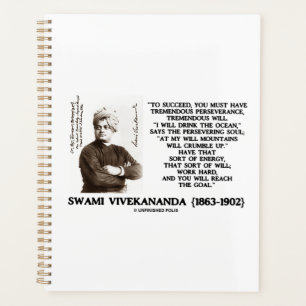 Vivekananda erfolgreich haben Durchhaltevermögen w Planer
