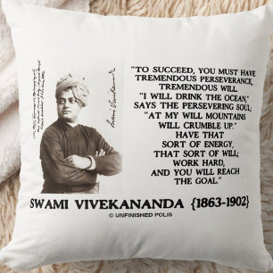 Vivekananda Um Erfolg zu haben, braucht man Ausdau Kissen